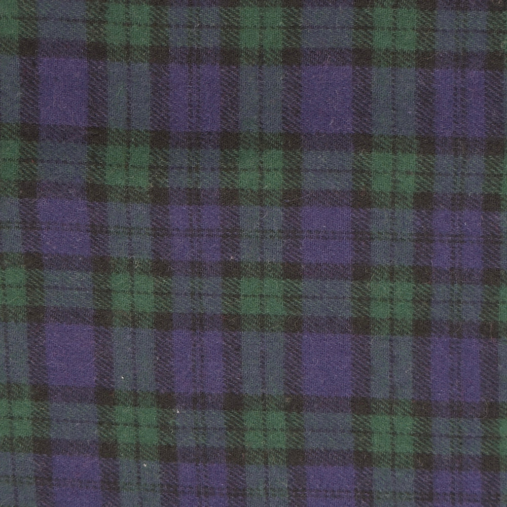 Plaid pattern with purple and green colors