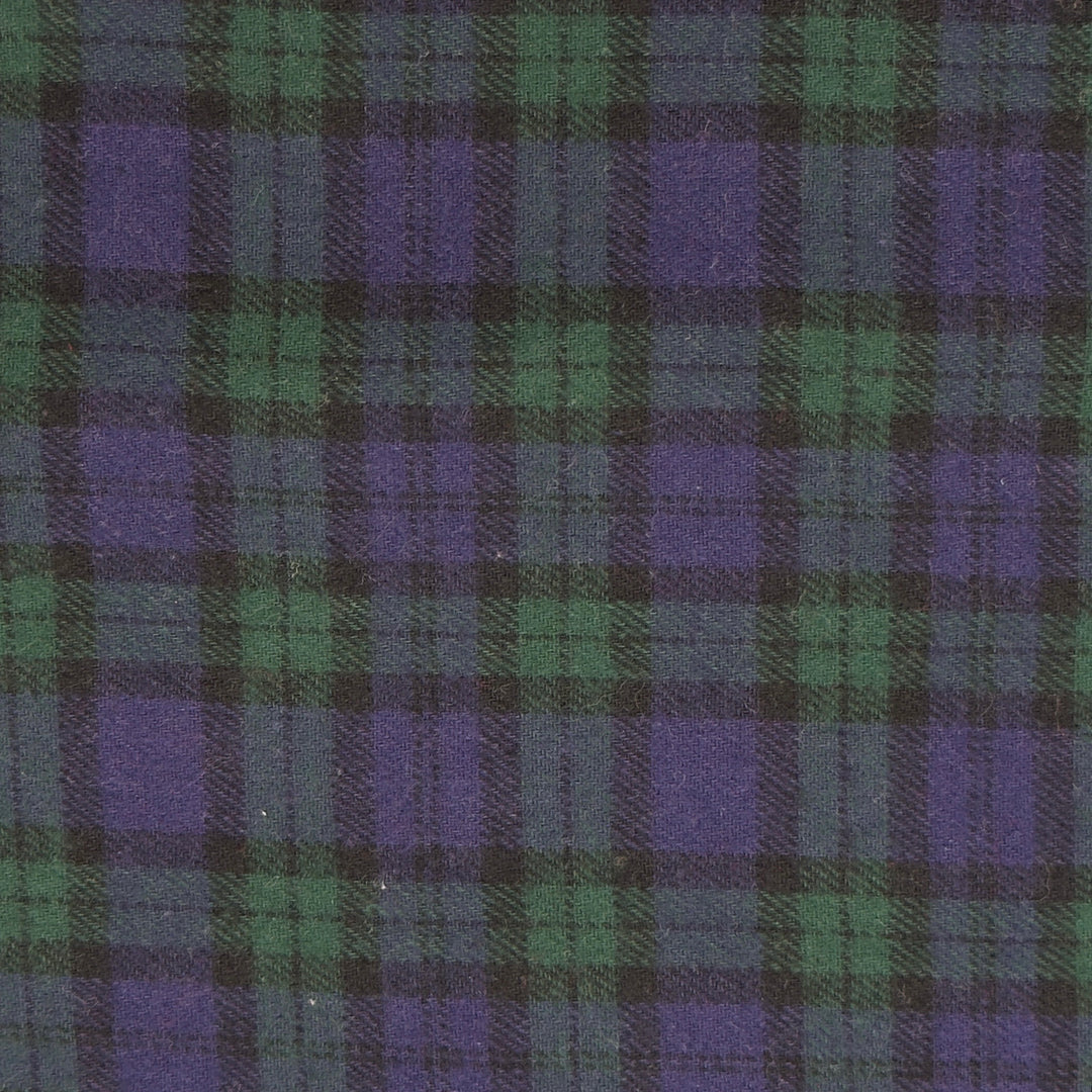 Plaid pattern with purple and green colors