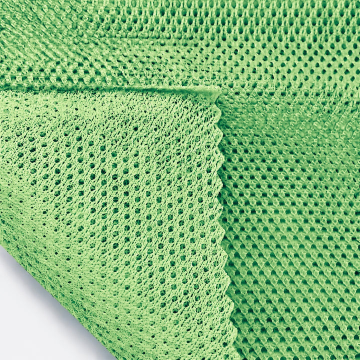 Tejido de micromalla 100 % poliéster, 152 cm de ancho, color negro