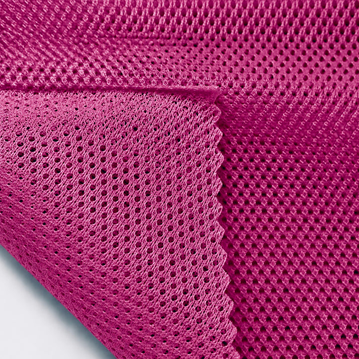 Tejido de micromalla 100 % poliéster, 152 cm de ancho, color negro