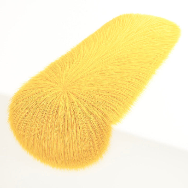 Luxurious Shaggy Faux Fur Tablecloth | Elegant Faux Fur for Dining Table by FabricLA