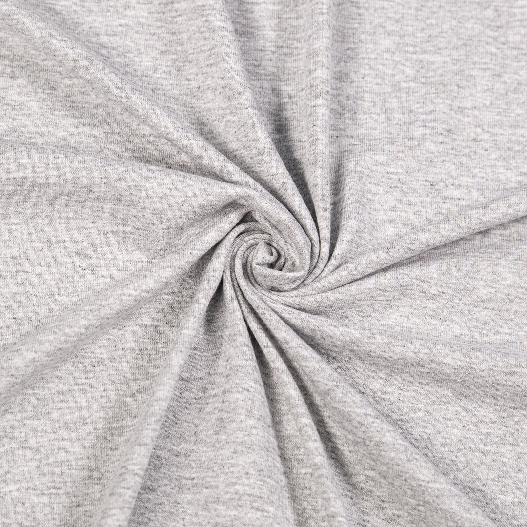 10 oz Cotton Spandex Swatch - Heather Grey