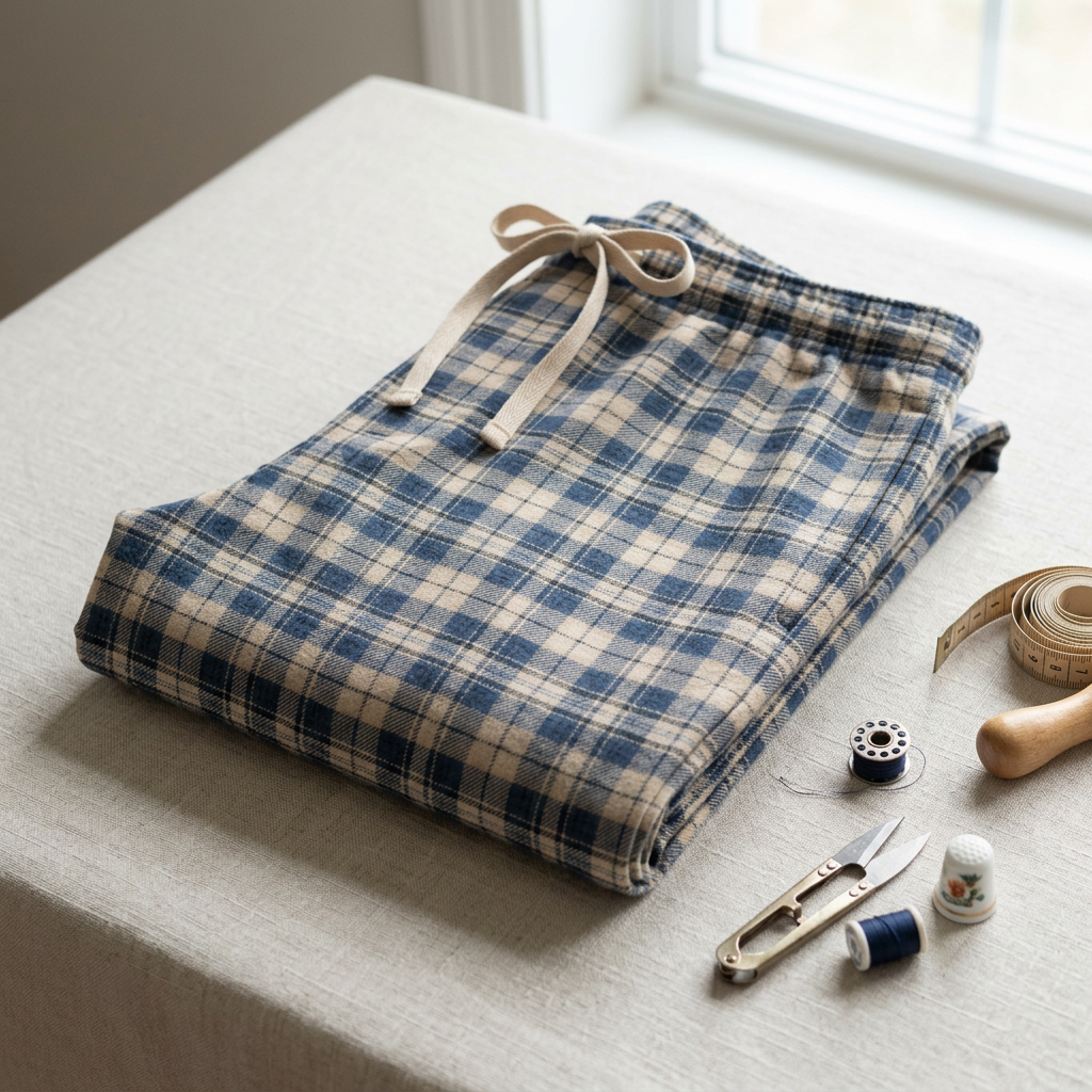 Sewing Flannel Fabric 100% Cotton 5oz 60" Plaid