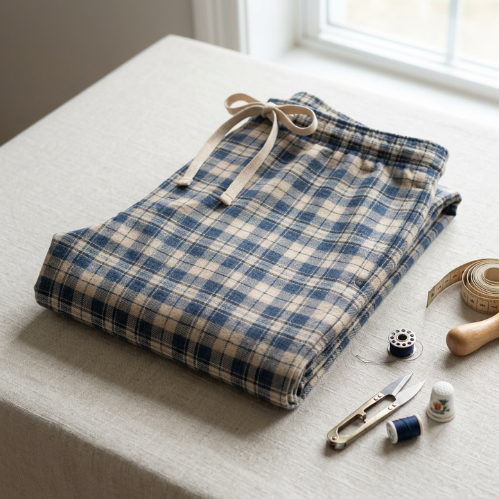 Sewing Flannel Fabric 100% Cotton 5oz 60" Plaid