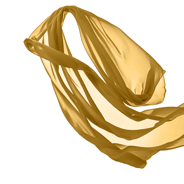 Chiffon Fabric | Gold - Soft Lightweight Polyester | 60" Wide