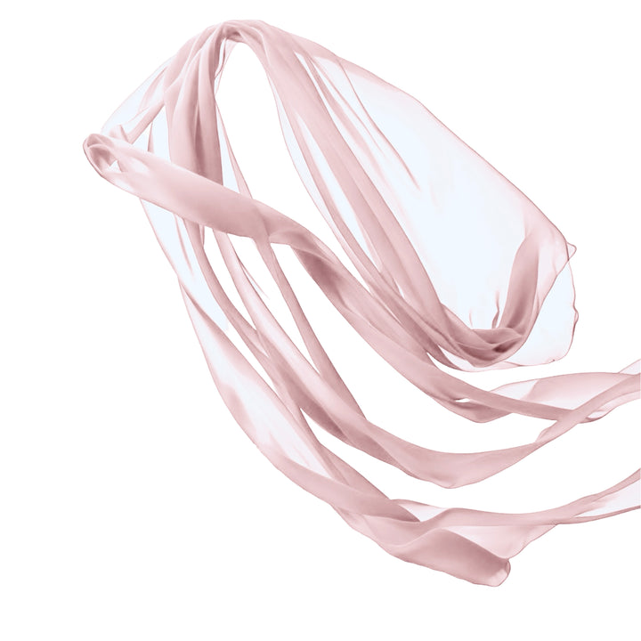 Chiffon Fabric by the Yard – Dusty Rose 60” Wide Soft, Lightweight