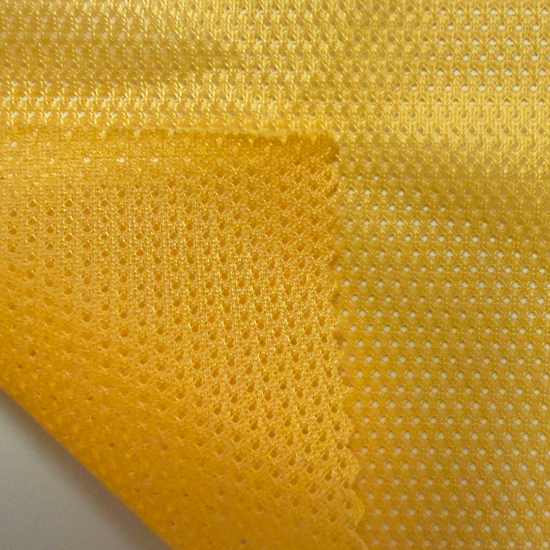 Tejido de micromalla 100 % poliéster, 152 cm de ancho, color negro