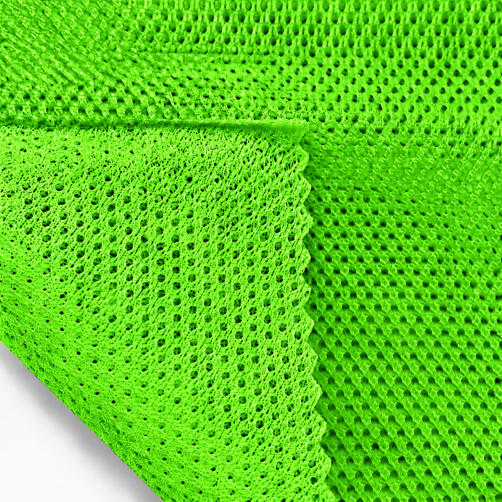 Tejido de micromalla 100 % poliéster, 152 cm de ancho, color negro
