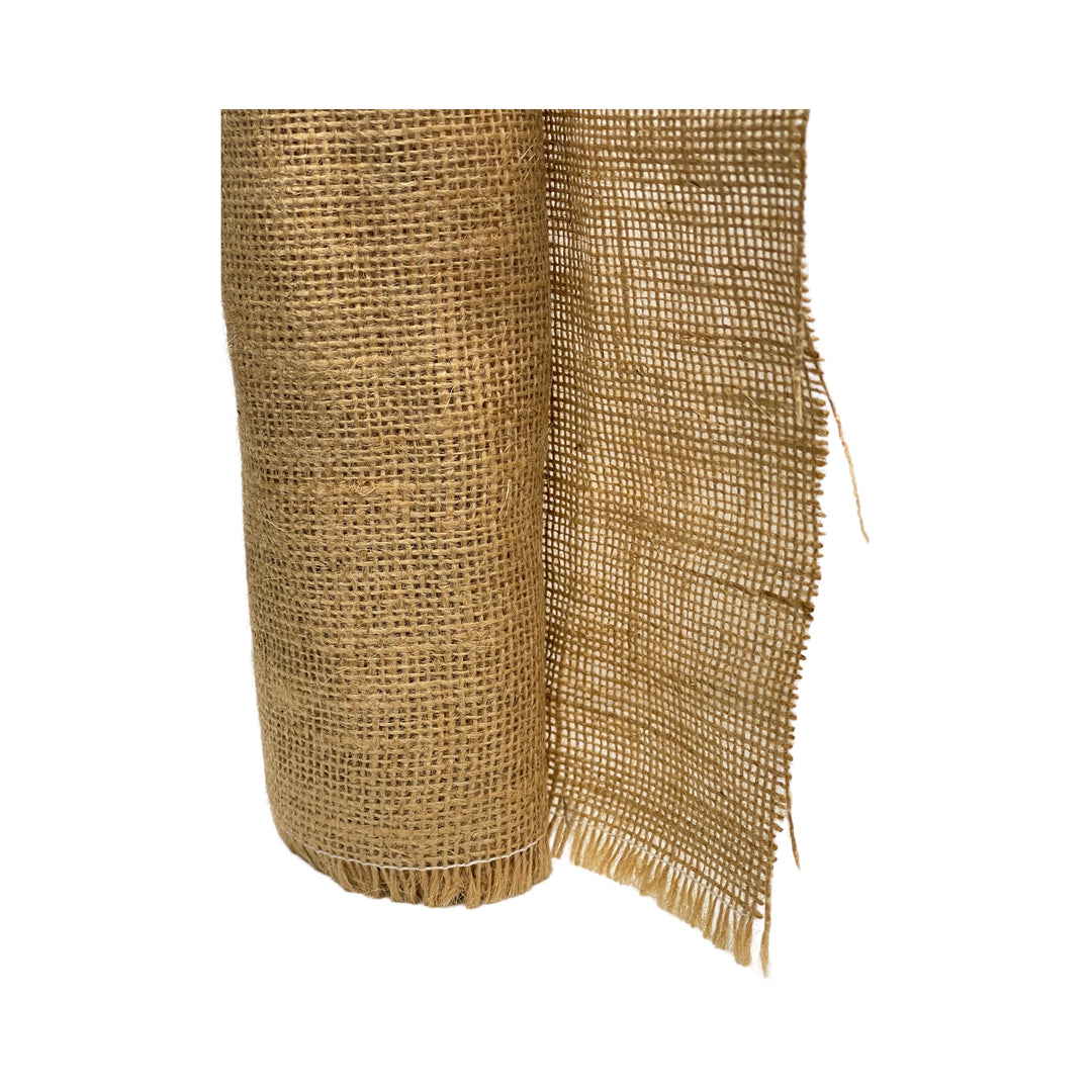 Natural Burlap Fabric Roll - Eco-Friendly Jute for Crafts, Décor, and Events