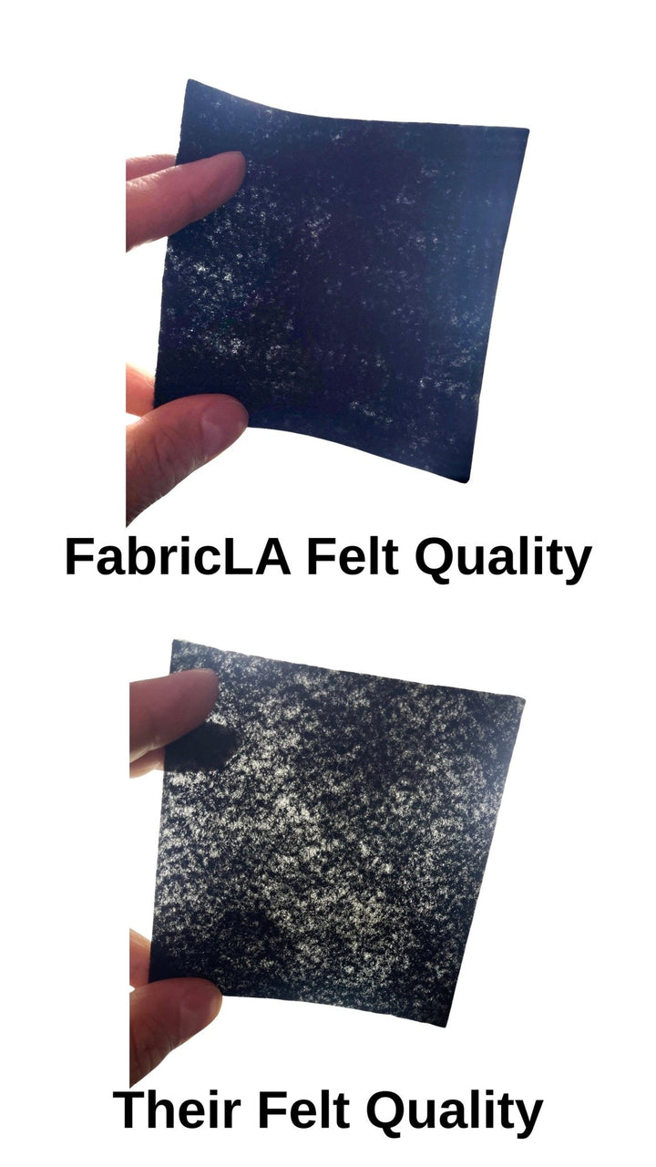 Acrylic Felt 9"X12" Sheet Packs | Light Orange - FabricLA.com