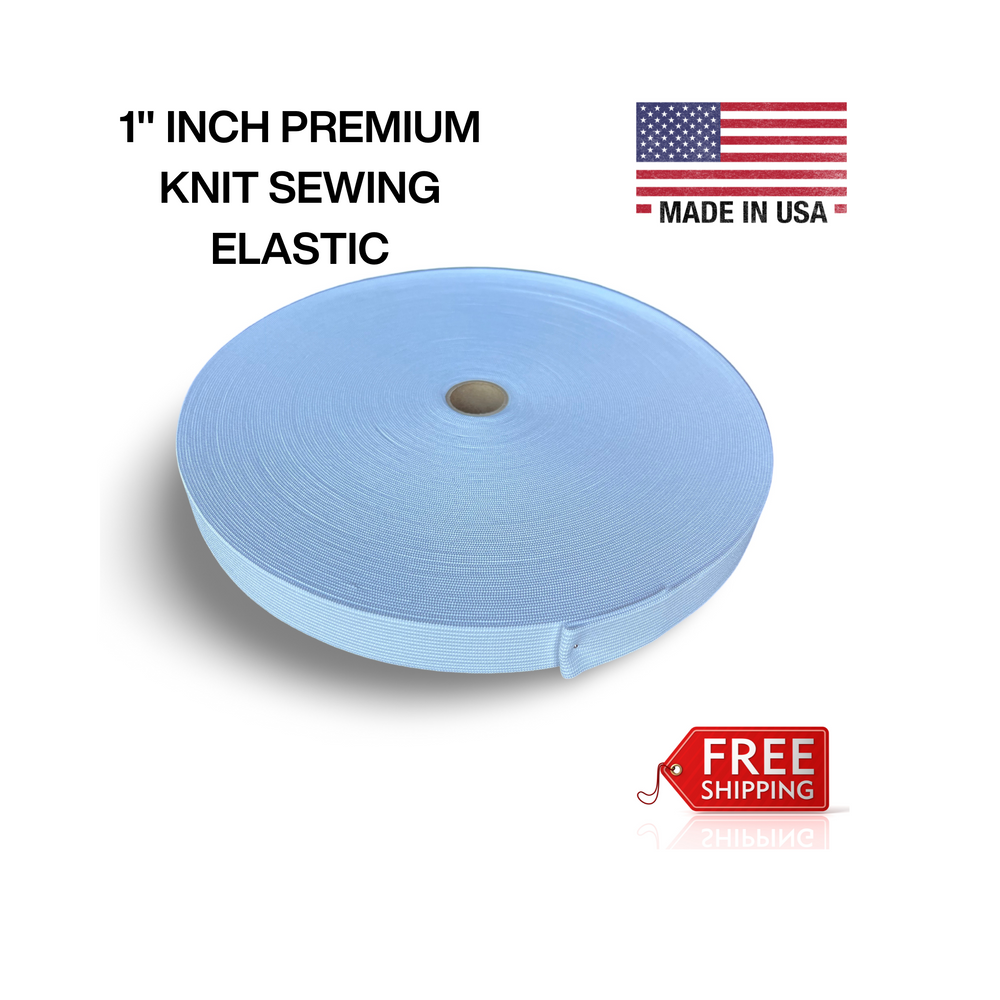 Knitted Elastic Band White with Free Shipping
