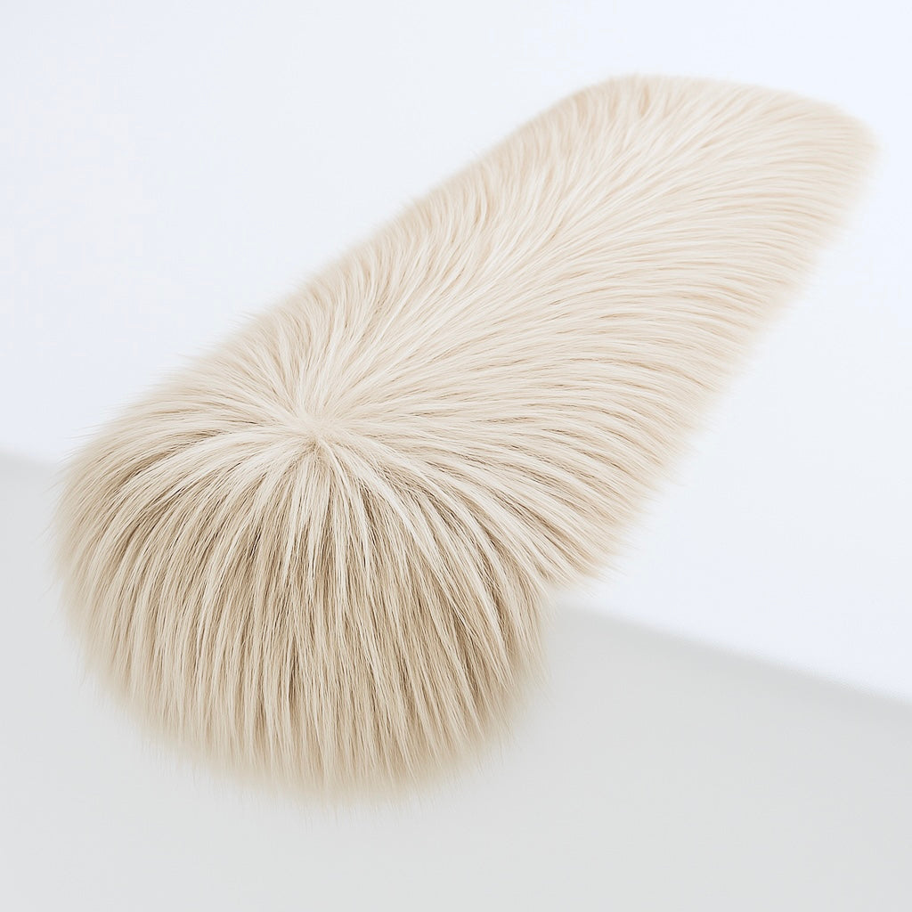 Faux Fur Table Runners – Elegant Decor for Every Occasion Latte