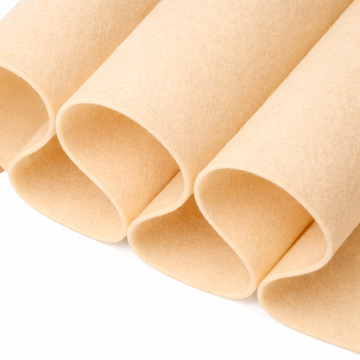 Craft Felt Fabric - 18" X 18" Inch Wide & 1.6mm Thick Felt Fabric - Use This Soft Felt for Crafts - Felt Material Pack