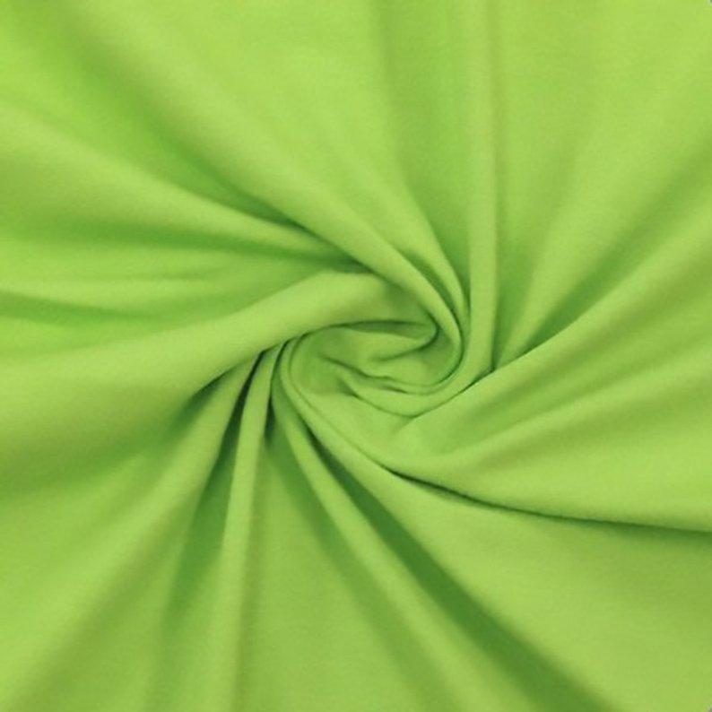 10 oz Cotton Spandex Swatch - Lime