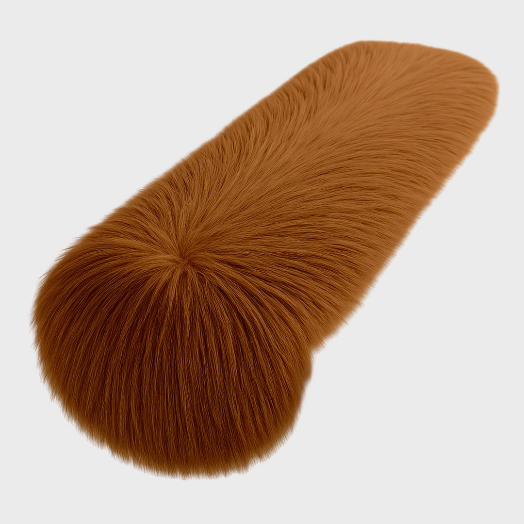 Luxurious Shaggy Faux Fur Tablecloth | Elegant Faux Fur for Dining Table by FabricLA