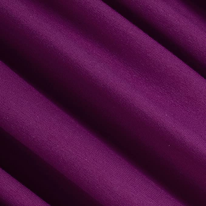 Magenta cotton spandex jersey fabric
