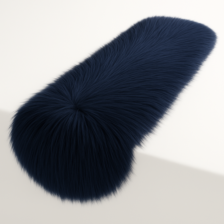 Luxurious Shaggy Faux Fur Tablecloth | Elegant Faux Fur for Dining Table by FabricLA