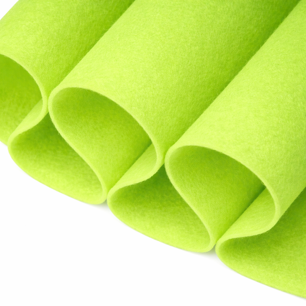 Craft Felt Fabric - 18" X 18" Inch Wide & 1.6mm Thick Felt Fabric - Use This Soft Felt for Crafts - Felt Material Pack