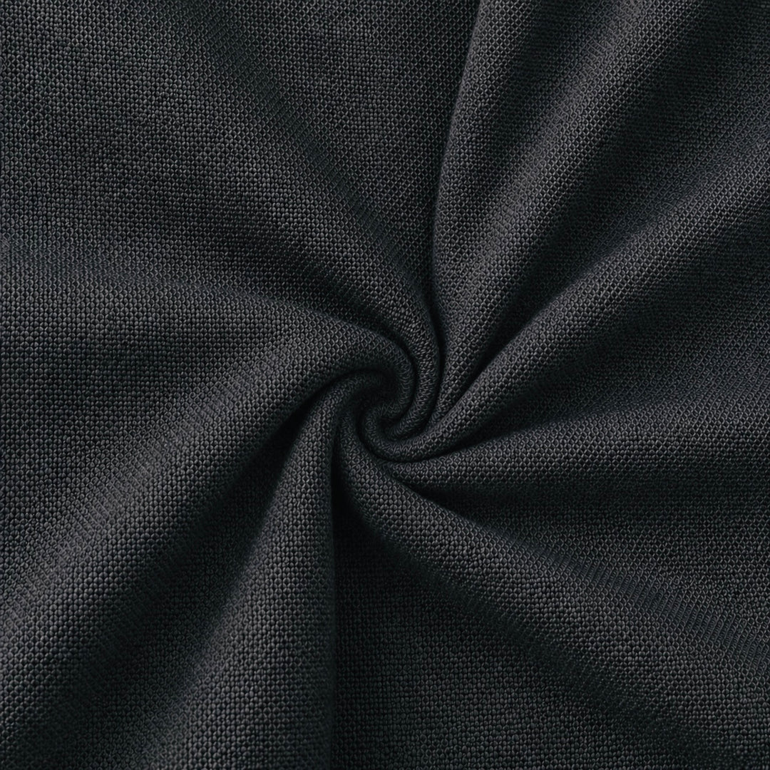 Rayon challis fabric by the yard, showcasing soft, lightweight texture in a dark color, perfect for sewing projects.