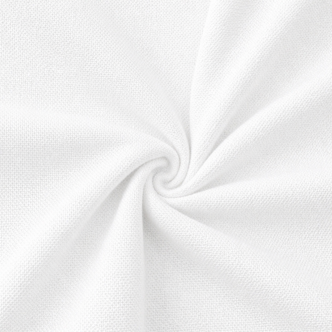 Rayon challis fabric by the yard in white, showcasing its soft and lightweight texture for versatile sewing projects.