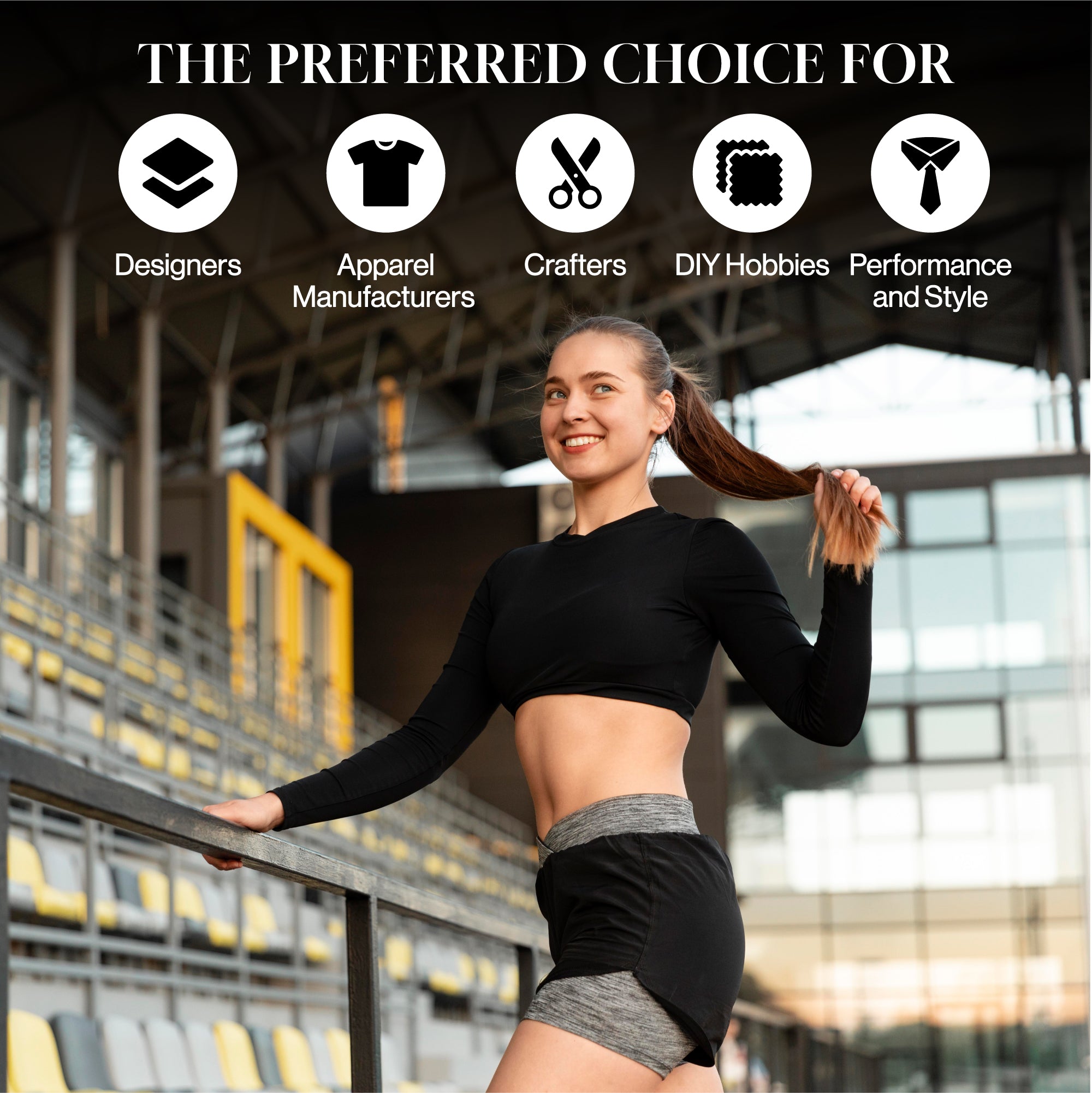 Royal Blue Nylon Spandex Tricot Fabric for Swimwear Premium