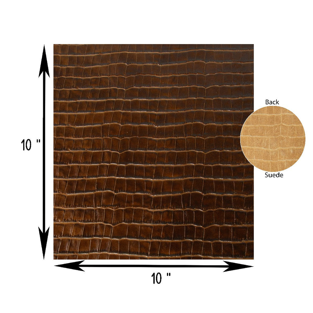 Genuine Leather Tooling and Crafting Sheets | Heavy Duty Full Grain Cowhide (0.8-1.0mm) | Tampa Lt. Brown - FabricLA.com