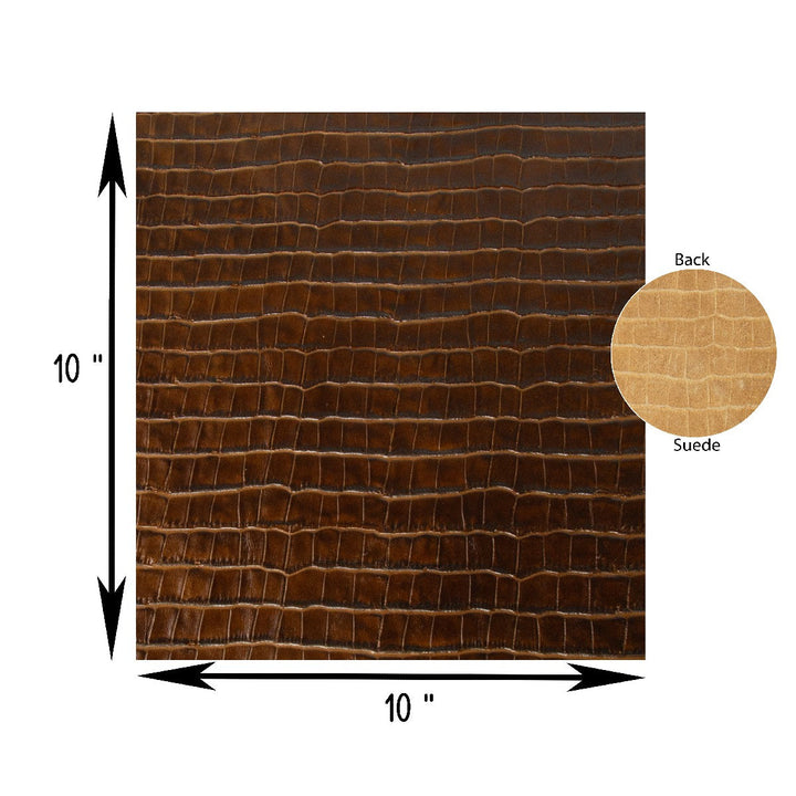 Genuine Leather Tooling and Crafting Sheets | Heavy Duty Full Grain Cowhide (0.8-1.0mm) | Tampa Lt. Brown - FabricLA.com
