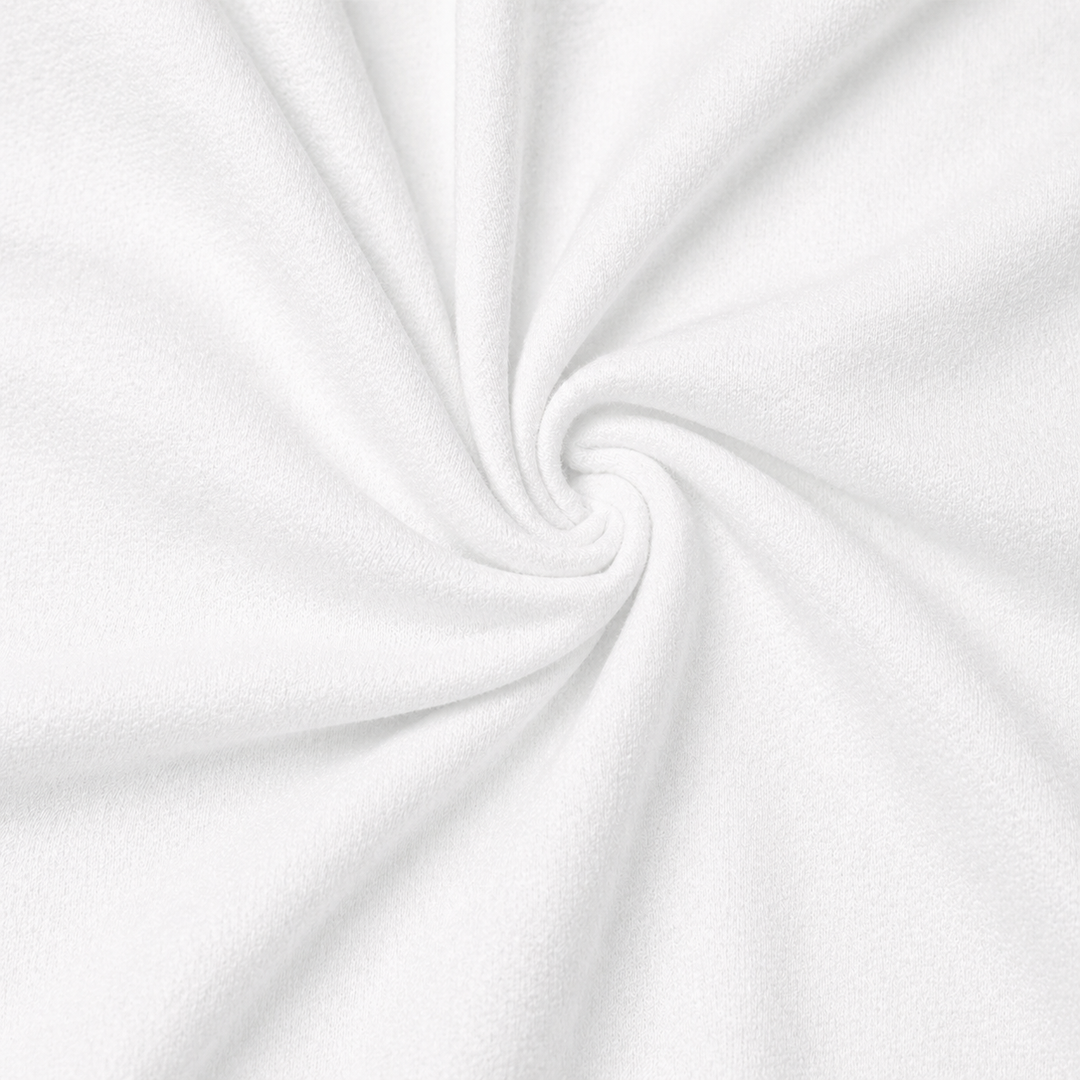 French Terry Fabric – 100% Cotton, 280 GSM, 58/60" Wide by the Yard