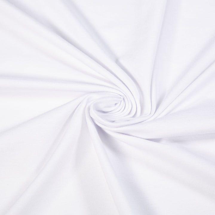 10 oz Cotton Spandex Swatch - White
