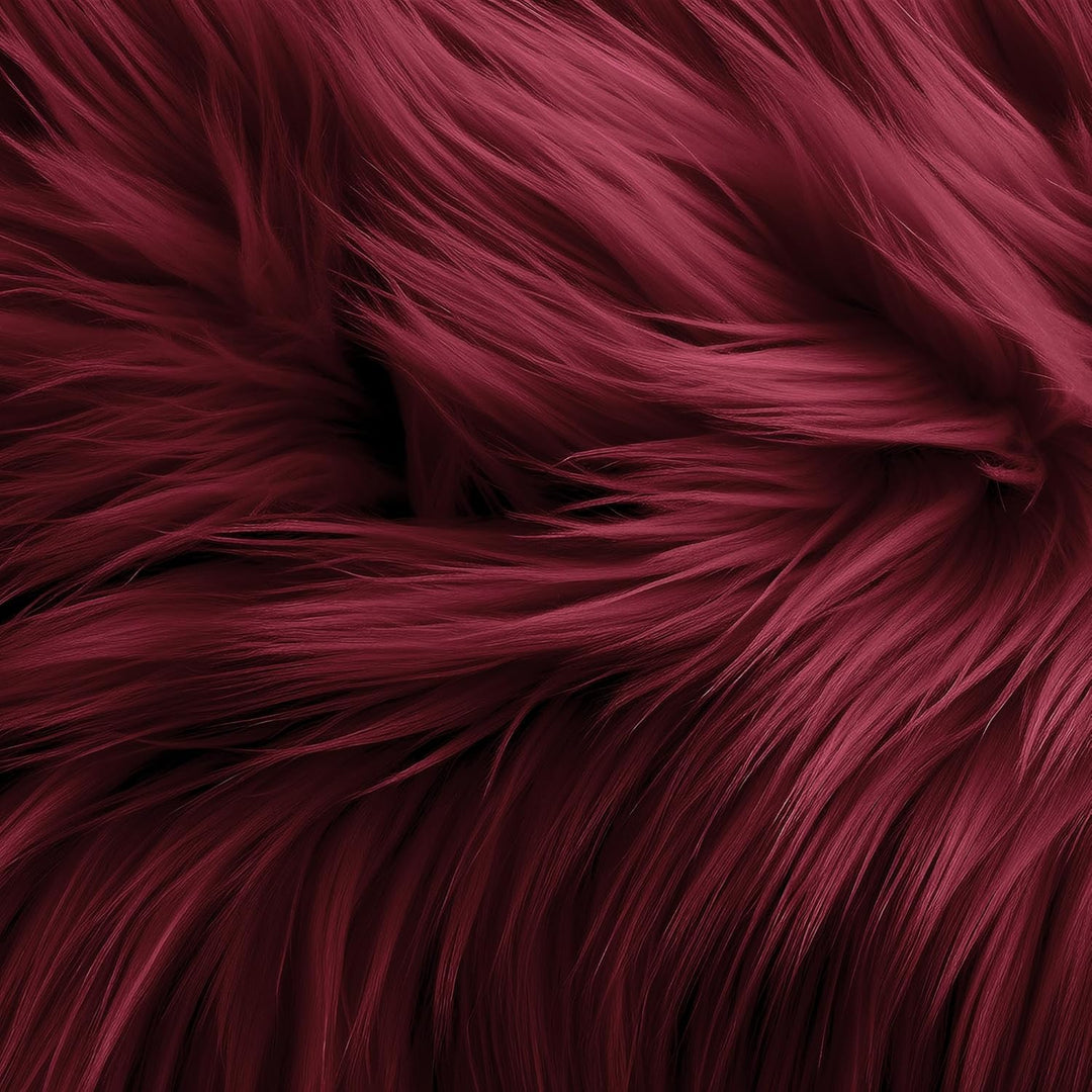 Round Shaggy Faux Fur Fabric - 40 inches Diameter - Circular Fluffy Faux Fur for Home Decor