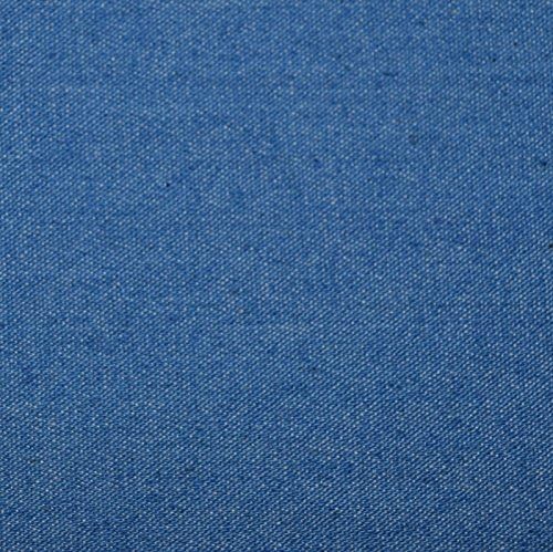 Medium blue stretch cotton denim fabric 8 oz
