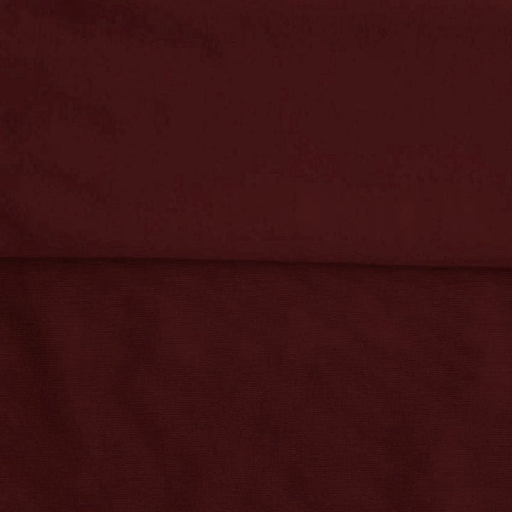 Burgundy sweatshirt fleece swatch