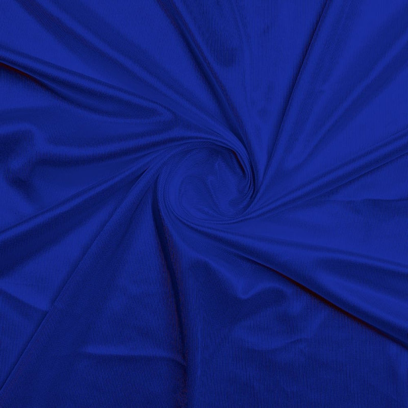 Athletic Dazzle Polyester fabric in Royal, sold by the yard