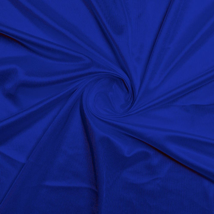 Athletic Dazzle Polyester fabric in Royal, sold by the yard