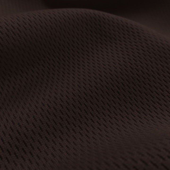 Dimple Mesh (Bird's Eye) fabric in Brown, sold by the yard