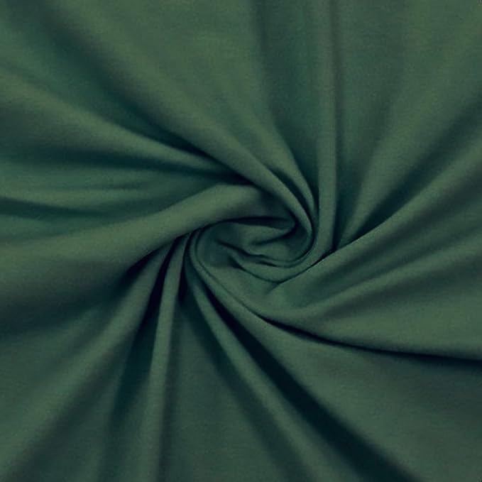 10 oz Cotton Spandex Swatch - Evergreen