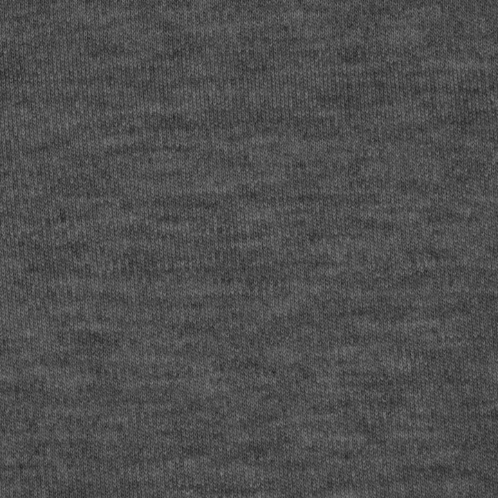 Charcoal sweatshirt fleece swatch