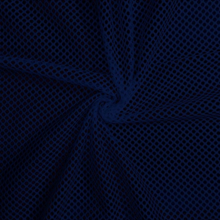 Athletic King Mesh fabric in Navy, sold by the yard