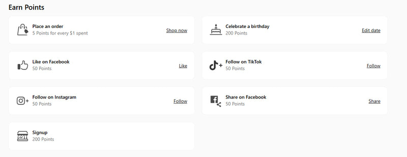 How do I earn points?