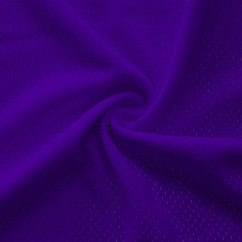 Athletic Pro Mesh Jersey fabric in Purple, sold by the yard