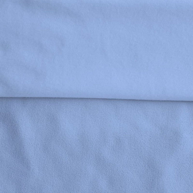 Sky Blue sweatshirt fleece swatch