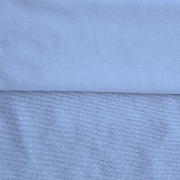 Sky Blue sweatshirt fleece swatch
