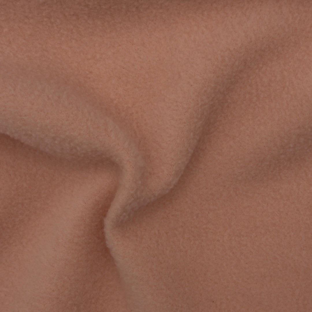 Anti-pill polar fleece fabric by the yard in dust pink – 60 inch wide