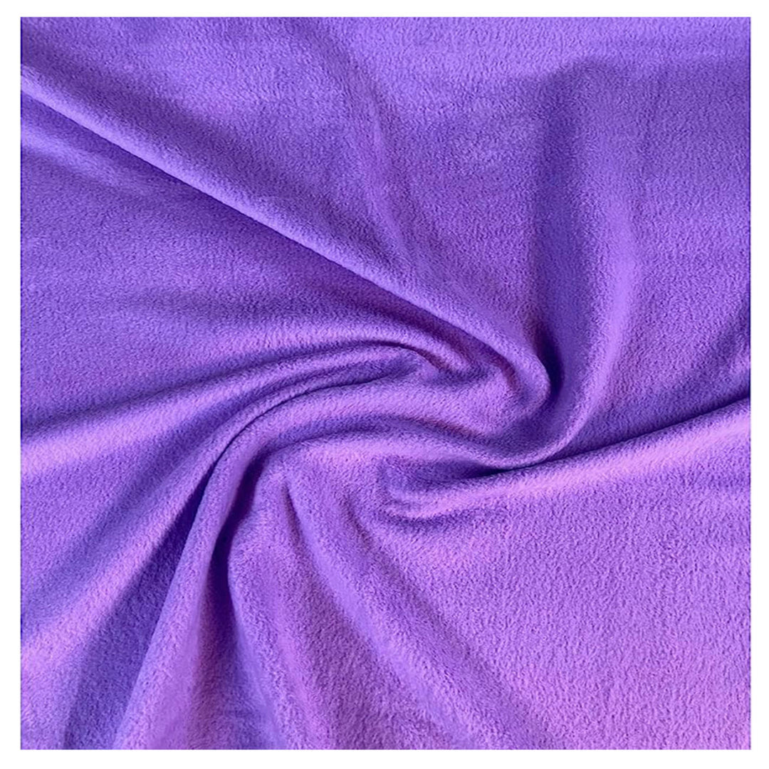 Anti-pill polar fleece fabric by the yard in lavender – 60 inch wide
