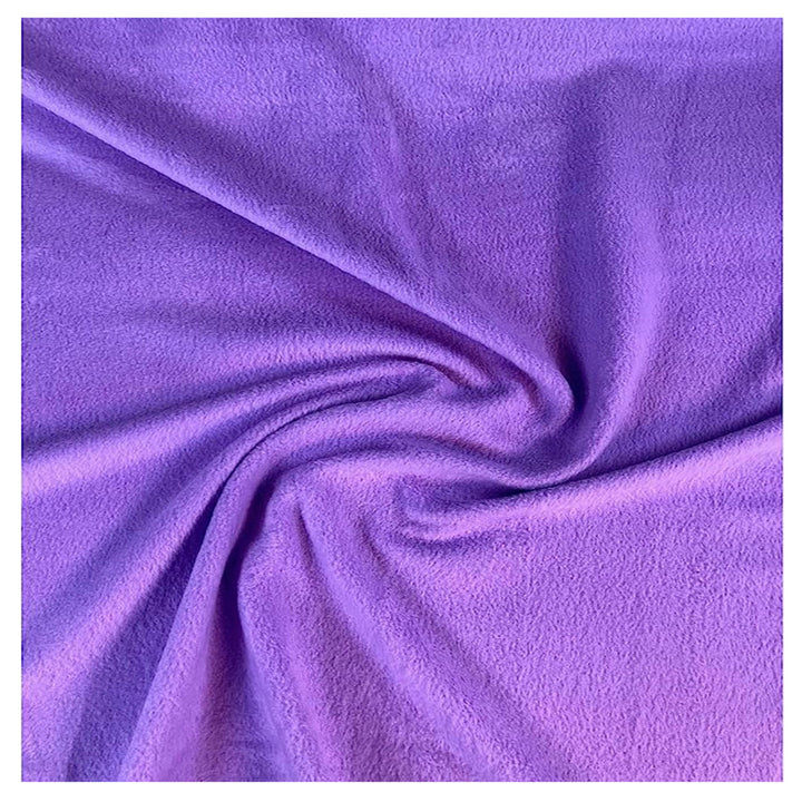 Anti-pill polar fleece fabric by the yard in lavender – 60 inch wide
