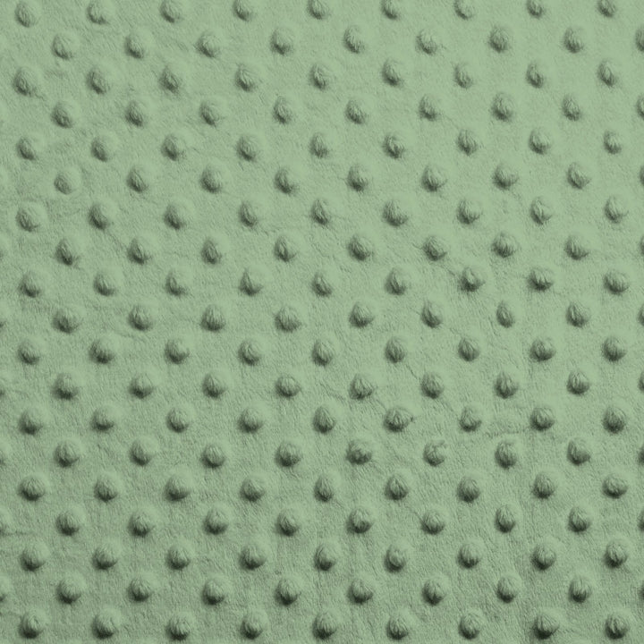 Asparagus Dimple Dot minky swatch