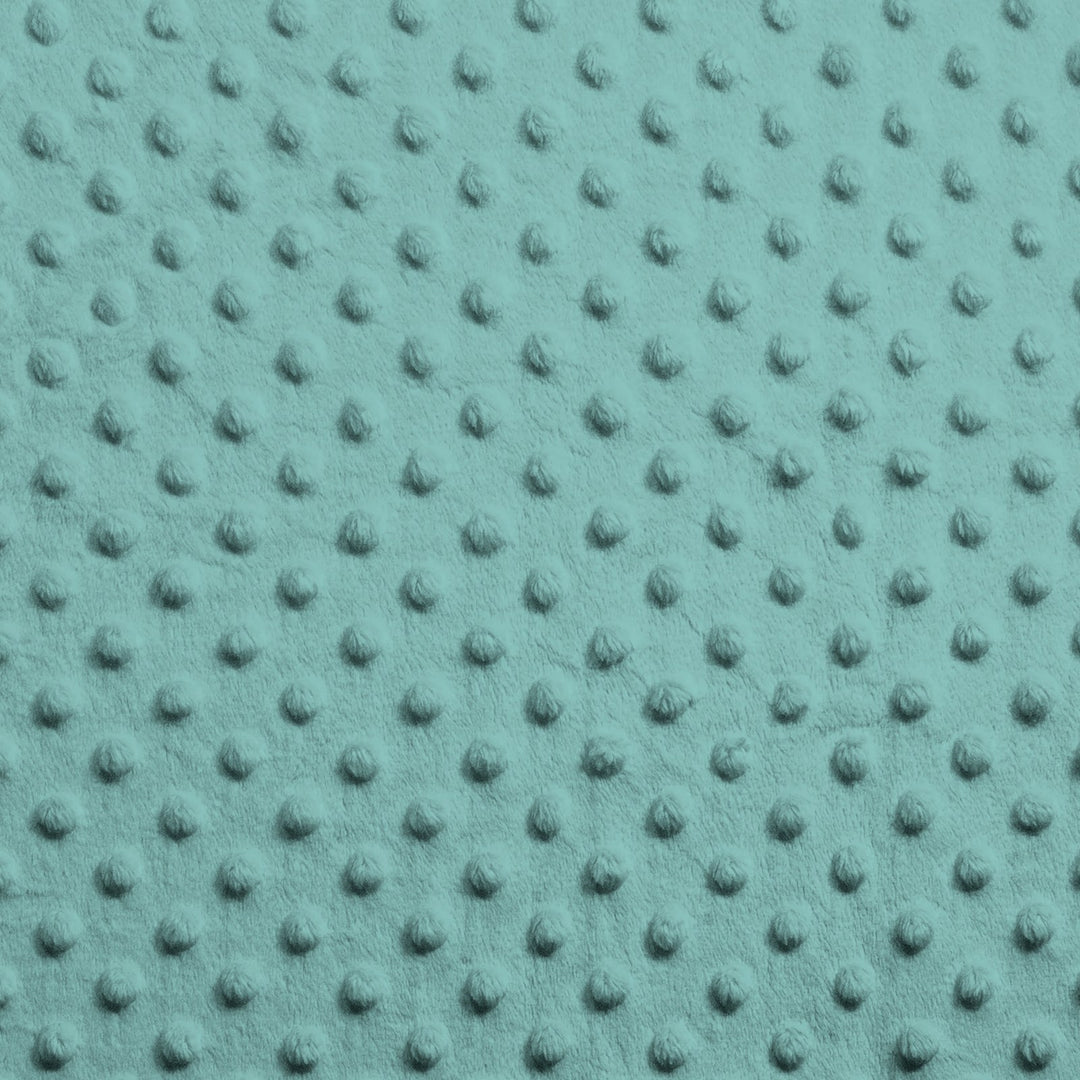 Icy Blue minky dimple dot fabric