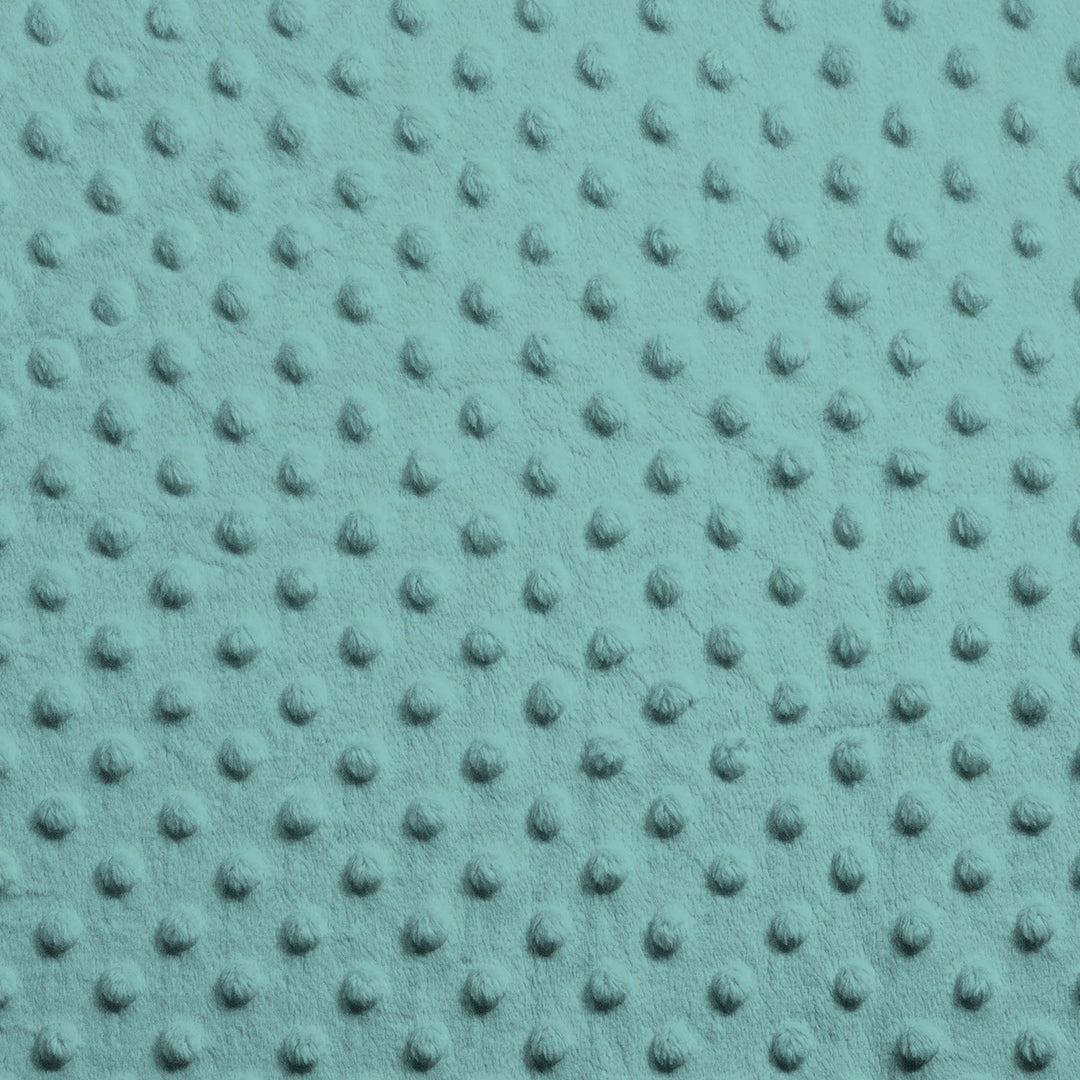 Icy Blue Dimple Dot minky swatch