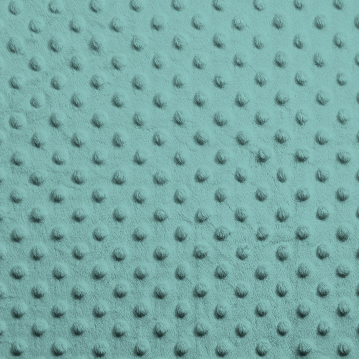 Icy Blue Dimple Dot minky swatch