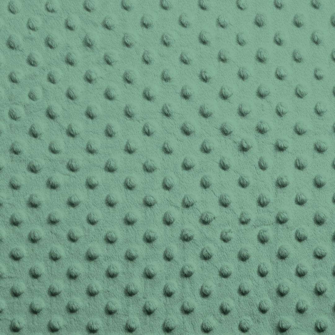 Icy Mint minky dimple dot fabric